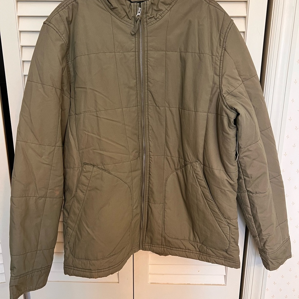 Old Navy Men's Khaki Puffer Jacket